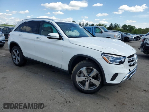 2022 Mercedes-Benz GLC 300 z VIN W1N0G8EB8NV395178, wystawiony jako Copart lot #55871945 z przebiegiem 12 210 mil mil oraz Szkoda całkowita • Salvage title. Historia ofert i sprzedaży dostępna na DreamBid. Obrazek 4.