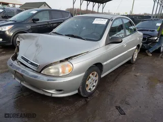 2001 Kia Rio with VIN KNADC123716042067, listed as a IAAI auction lot 41449479 with 113,108 mi miles. Bid and sale history available at carsss.com. Image 17.