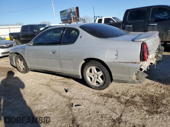 2002 Chevrolet Monte Carlo LS with VIN 2G1WW12E529100572, listed as a Copart auction lot 45716535 with 286,357 mi miles and Salvage Title. Bid and sale history available at carsss.com. Image 2.