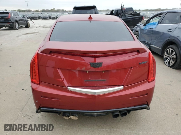 2016 Cadillac ATS-V with VIN 1G6AN5SY7G0121076, listed as a Copart auction lot 42949995 with Not Provided miles and Salvage Title. Bid and sale history available at carsss.com. Image 6.