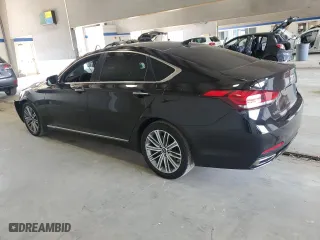 2018 Genesis G80 3.8L with VIN KMHGN4JEXJU232208, listed as a Copart auction lot 68684034 with 86,183 mi miles and Salvage Title. Bid and sale history available at carsss.com. Image 2.
