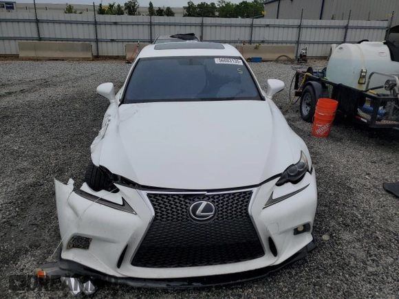 2015 Lexus IS 350 with VIN JTHBE1D2XF5022593, listed as a Copart auction lot 56003135 with 123,606 mi miles and Salvage title. Bid and sale history available at DreamBid. Image 5.