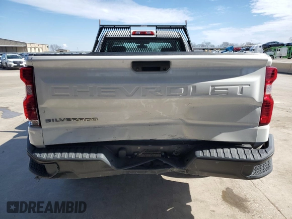 2020 Chevrolet Silverado 1500 Work Truck with VIN 3GCNWAEH5LG217679, listed as a Copart auction lot 46077455 with 105,689 mi miles and Clean Title. Bid and sale history available at DreamBid. Image 6.
