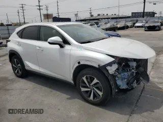 2018 Lexus NX 300h with VIN JTJBJRBZ1J2079901, listed as a Copart auction lot 58600355 with 53,233 mi miles and Salvage title. Bid and sale history available at DreamBid. Image 4.
