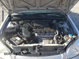 2001 Honda Civic EX with VIN 1HGES25701L024687, listed as a Copart auction lot 72632924 with 201,810 mi miles and Salvage Title. Bid and sale history available at carsss.com. Image 11.