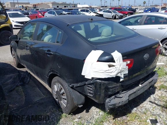 2013 Kia Rio LX with VIN KNADM4A30D6202570, listed as a IAAI auction lot 41215769 with Not Provided miles and . Bid and sale history available at DreamBid. Image 3.