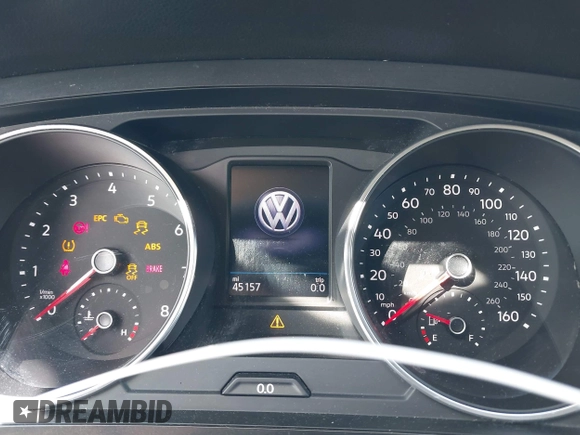 2019 Volkswagen Tiguan S z VIN 3VV1B7AX0KM062437, wystawiony jako IAAI lot #41906720 z przebiegiem 45 157 mil mil oraz . Historia ofert i sprzedaży dostępna na DreamBid. Obrazek 7.