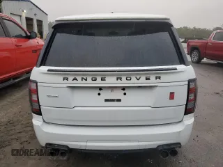 2014 Land Rover Range Rover Supercharged with VIN SALGS3TF2EA166170, listed as a Copart auction lot 79644744 with Not provided miles and Salvage title. Bid and sale history available at DreamBid. Image 6.