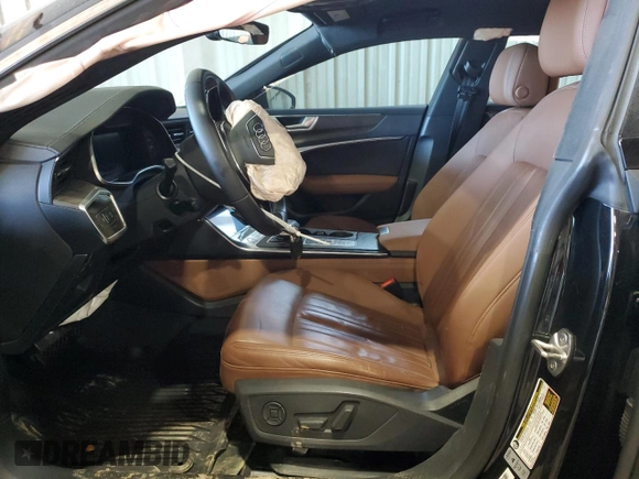 2019 Audi A7 Premium Plus with VIN WAUR2AF22KN050708, listed as a Copart auction lot 82110584 with 0 mi miles and Salvage Title. Bid and sale history available at carsss.com. Image 7.