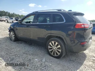 2016 Jeep Cherokee Overland with VIN 1C4PJLJB2GW302605, listed as a Copart auction lot 55143364 with 124,559 mi miles and Salvage title. Bid and sale history available at DreamBid. Image 2.