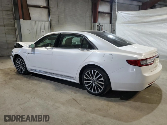 2017 Lincoln Continental Select with VIN 1LN6L9TP7H5611734, listed as a Copart auction lot 57485675 with 118,069 mi miles and Salvage title. Bid and sale history available at DreamBid. Image 2.