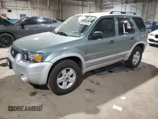 2007 Ford Escape Hybrid with VIN 1FMCU49H67KA75975, listed as a Copart auction lot 42016875 with 121,051 mi miles and Clean Title. Bid and sale history available at carsss.com. Image 1.