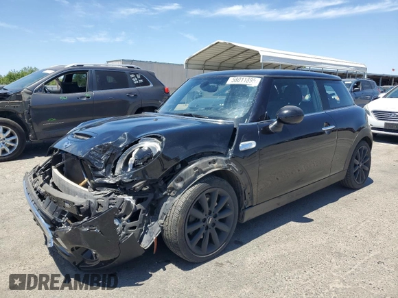 2017 MINI Hardtop Cooper S with VIN WMWXP7C52H2A44625, listed as a Copart auction lot 58011895 with 79,238 mi miles and Salvage title. Bid and sale history available at DreamBid. Image 1.