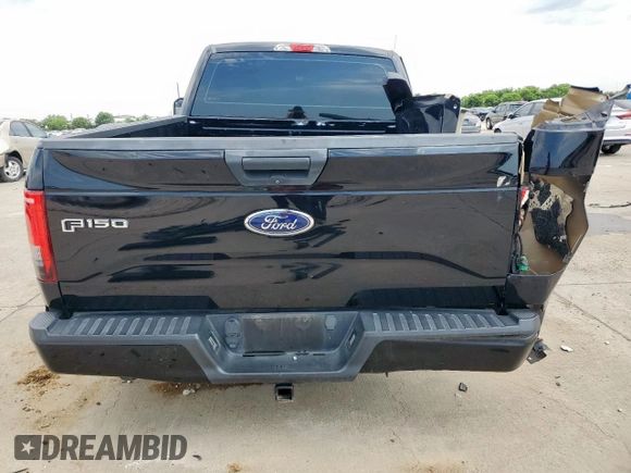 2017 Ford F-150 XL with VIN 1FTMF1CF9HKC89126, listed as a Copart auction lot 60845365 with 91,506 mi miles and Salvage title. Bid and sale history available at DreamBid. Image 6.