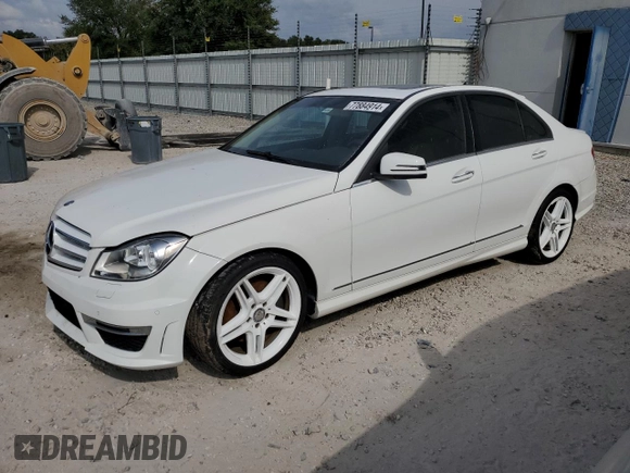 2013 Mercedes-Benz C 350 Sport with VIN WDDGF5HB3DR249898, listed as a Copart auction lot 77884914 with Not Provided miles and Salvage Title. Bid and sale history available at DreamBid. Image 1.
