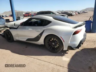 2020 Toyota GR Supra 3.0 with VIN WZ1DB4C03LW020759, listed as a Copart auction lot 85696834 with 54,859 mi miles and Salvage Title. Bid and sale history available at carsss.com. Image 2.