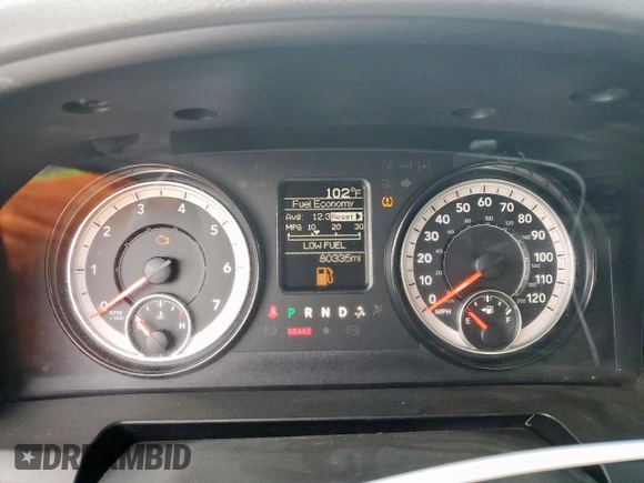 2020 Ram 1500 Tradesman with VIN 1C6RR6FT4LS146063, listed as a Copart auction lot 62497195 with 80,335 mi miles and Salvage title. Bid and sale history available at DreamBid. Image 9.