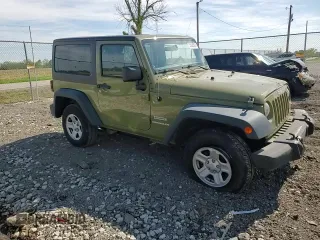 2013 Jeep Wrangler Sport with VIN 1C4AJWAG3DL569588, listed as a Copart auction lot 55826505 with 24,345 mi miles and Salvage title. Bid and sale history available at DreamBid. Image 13.
