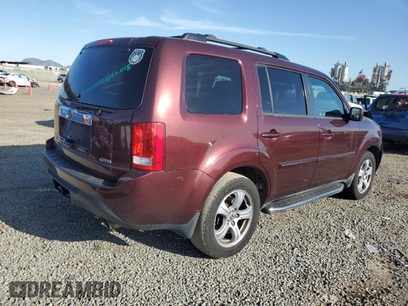 2012 Honda Pilot EX-L with VIN 5FNYF4H64CB019433, listed as a Copart auction lot 49353805 with 177,645 mi miles and Salvage Title. Bid and sale history available at carsss.com. Image 3.