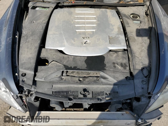 2010 Lexus LS 460 with VIN JTHBL5EF7A5101341, listed as a Copart auction lot 52371455 with 209,048 mi miles and Salvage Title. Bid and sale history available at carsss.com. Image 11.