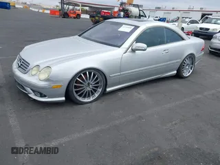 2003 Mercedes-Benz CL 5.0L with VIN WDBPJ75J23A036694, listed as a IAAI auction lot 41745660 with 131,571 mi miles. Bid and sale history available at carsss.com. Image 2.