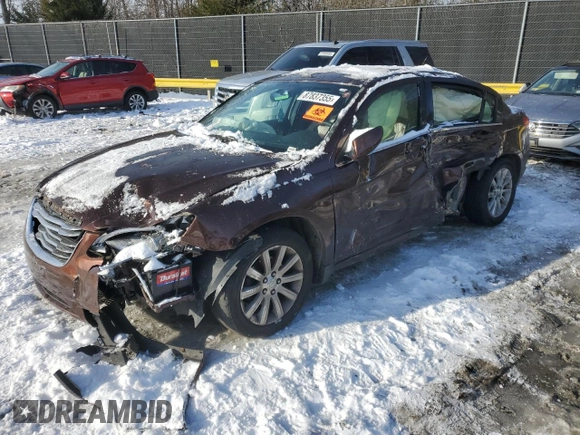 2013 Chrysler 200 Touring with VIN 1C3CCBBB9DN574950, listed as a Copart auction lot 45840855 with Not Provided miles and Non Repairable. Bid and sale history available at carsss.com. Image 1.