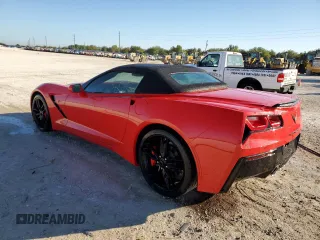 2019 Chevrolet Corvette 2LT with VIN 1G1YD3D73K5121944, listed as a Copart auction lot 78261294 with 3,012 mi miles and Non Repairable. Bid and sale history available at carsss.com. Image 2.