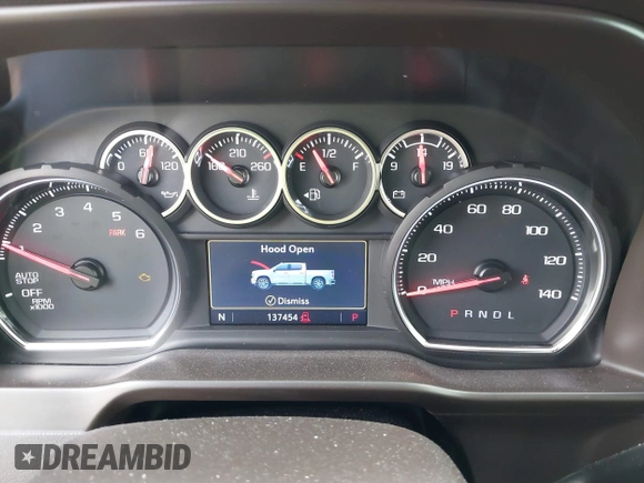 2020 Chevrolet Silverado 1500 LT with VIN 1GCPWCED7LZ284186, listed as a IAAI auction lot 41736131 with 137,454 mi miles. Bid and sale history available at carsss.com. Image 7.