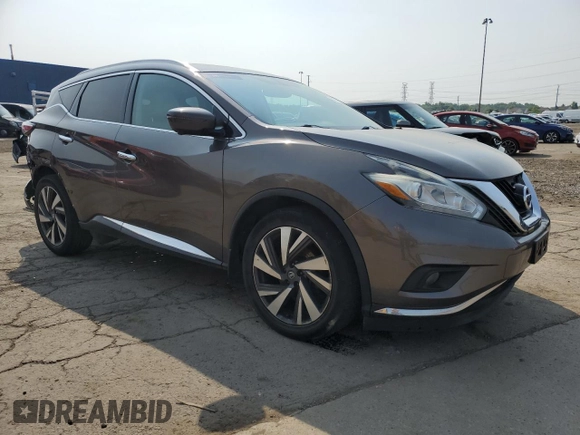 2016 Nissan Murano SL z VIN 5N1AZ2MH9GN138764, wystawiony jako Copart lot #59208385 z przebiegiem 135 257 mil mil oraz Czysty tytuł • Clean title. Historia ofert i sprzedaży dostępna na DreamBid. Obrazek 4.