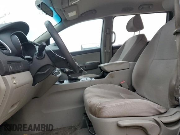 2015 Kia Sedona L with VIN KNDMA5C13F6023455, listed as a Copart auction lot 45580205 with 187,647 mi miles and Clean Title. Bid and sale history available at carsss.com. Image 7.