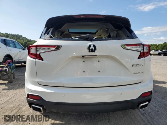 2023 Acura RDX w/Technology Package with VIN 5J8TC2H56PL016987, listed as a Copart auction lot 67961424 with Not Provided miles and Salvage Title. Bid and sale history available at carsss.com. Image 6.