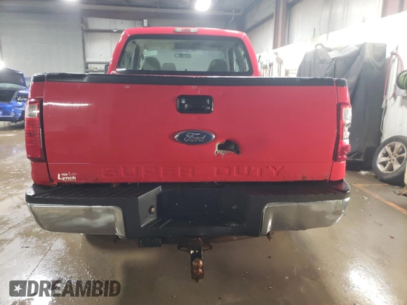 2008 Ford Super Duty F-250 SRW XL with VIN 1FTSX21508EE58243, listed as a Copart auction lot 51253655 with 122,538 mi miles and Salvage Title. Bid and sale history available at carsss.com. Image 6.