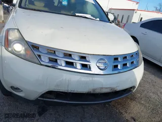 2004 Nissan Murano SE with VIN JN8AZ08W64W323687, listed as a IAAI auction lot 41714333 with 1 mi miles. Bid and sale history available at carsss.com. Image 6.