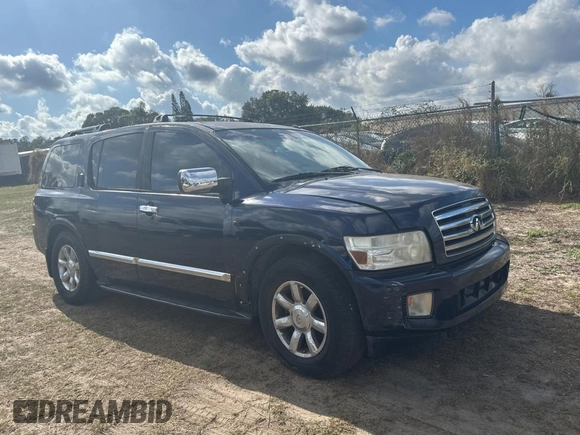 2007 Infiniti QX56 with VIN 5N3AA08A47N804400, listed as a Copart auction lot 86151244 with 202,776 mi miles and Clean Title. Bid and sale history available at carsss.com. Image 1.