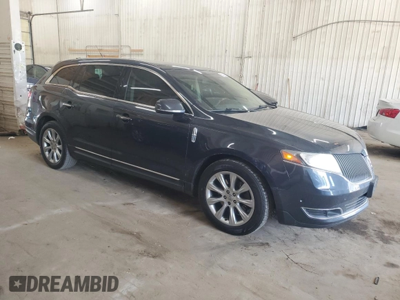 2014 Lincoln MKT EcoBoost with VIN 2LMHJ5AT9EBL53641, listed as a Copart auction lot 55218375 with 225,386 mi miles and Clean Title. Bid and sale history available at DreamBid. Image 4.