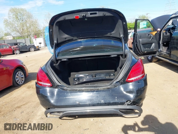 2016 Mercedes-Benz C 300 Luxury with VIN WDDWF4KB1GR150239, listed as a IAAI auction lot 42112415 with 227,620 mi miles and . Bid and sale history available at carsss.com. Image 16.