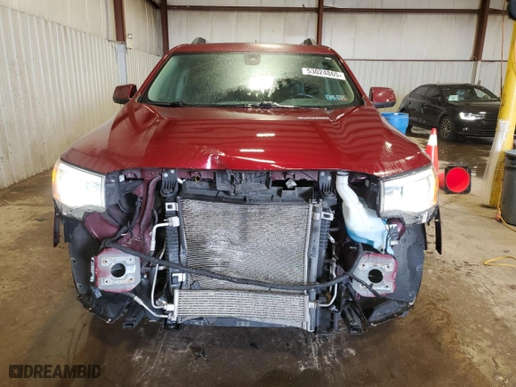 2017 GMC Acadia Denali with VIN 1GKKNXLS8HZ316371, listed as a Copart auction lot 53024865 with 76,019 mi miles and Salvage Title. Bid and sale history available at carsss.com. Image 5.