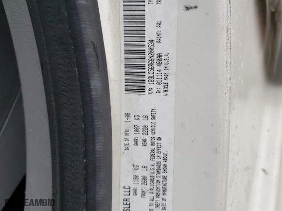 2008 Dodge Avenger SXT with VIN 1B3LC56R68N200534, listed as a Copart auction lot 54600054 with 164,533 mi miles and Salvage Title. Bid and sale history available at carsss.com. Image 12.