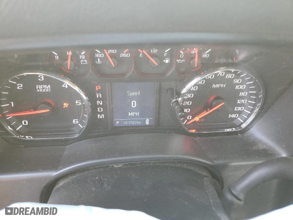 2016 GMC Sierra 1500 with VIN 1GTV2LEH5GZ207831, listed as a Copart auction lot 79461444 with 101,582 mi miles and Salvage Title. Bid and sale history available at carsss.com. Image 9.