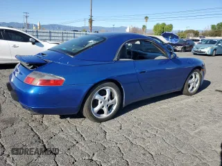 2000 Porsche 911 with VIN WP0CA2990YS652625, listed as a Copart auction lot 46660045 with 92,261 mi miles and Clean title. Bid and sale history available at DreamBid. Image 3.