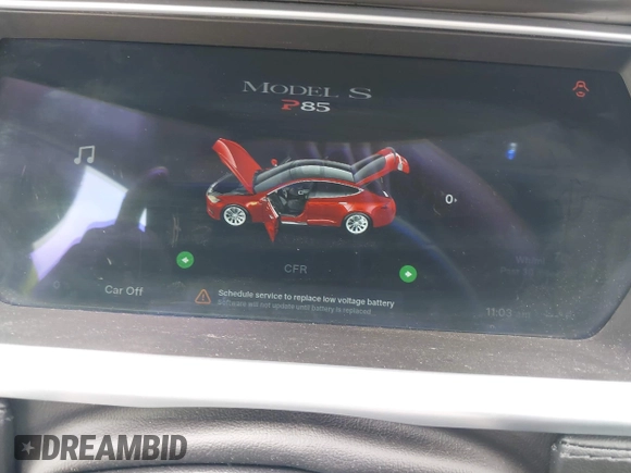 2014 Tesla Model S 60 with VIN 5YJSA1H17EFP30148, listed as a IAAI auction lot 39188024 with Not Provided miles and . Bid and sale history available at DreamBid. Image 13.