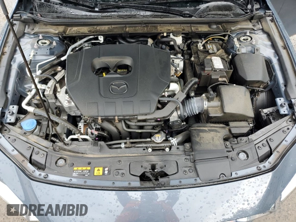 2024 Mazda 3 S Carbon Edition with VIN 3MZBPBCM8RM408560, listed as a Copart auction lot 55236975 with 8,386 mi miles and Non Repairable. Bid and sale history available at DreamBid. Image 11.