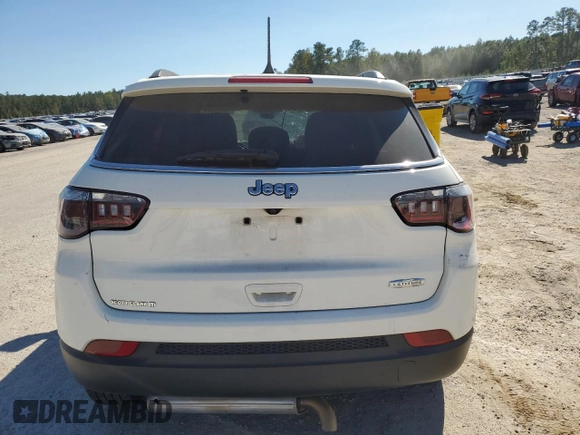 2021 Jeep Compass Altitude with VIN 3C4NJCBB8MT501827, listed as a Copart auction lot 75298214 with Not Provided miles and Salvage Title. Bid and sale history available at carsss.com. Image 6.