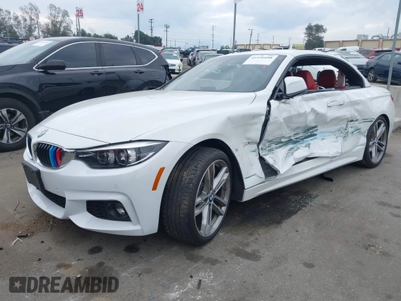 2018 BMW 4 Series 430i with VIN WBA4Z1C53JEC72907, listed as a IAAI auction lot 41436608 with 43,121 mi miles and . Bid and sale history available at carsss.com. Image 16.