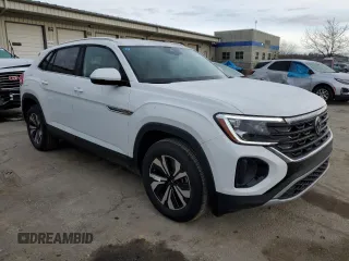2024 Volkswagen Atlas SE with VIN 1V2LE2CA8RC263457, listed as a Copart auction lot 89281675 with 37 mi miles and Salvage title. Bid and sale history available at DreamBid. Image 4.