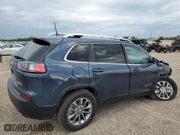2019 Jeep Cherokee Latitude Plus z VIN 1C4PJMLX2KD371491, wystawiony jako Copart lot #58732495 z przebiegiem 22 748 mil mil oraz Szkoda całkowita • Salvage title. Historia ofert i sprzedaży dostępna na DreamBid. Obrazek 3.