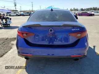 2022 Alfa Romeo Giulia with VIN ZARFAMAN6N7655650, listed as a Copart auction lot 56172805 with 28,619 mi miles and Salvage title. Bid and sale history available at DreamBid. Image 6.