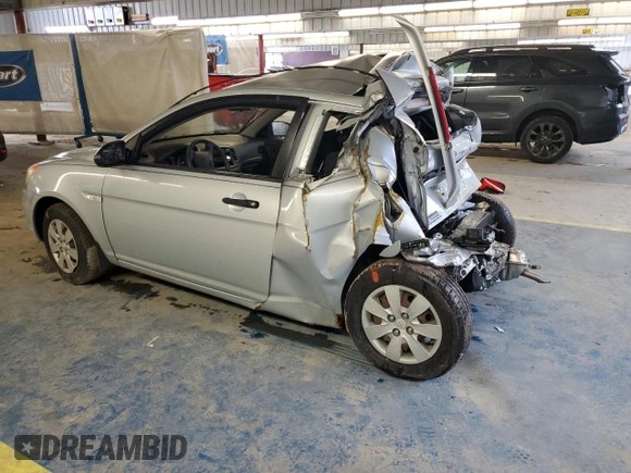 2008 Hyundai Accent GS with VIN KMHCM36C88U091524, listed as a Copart auction lot 47637975 with 0 mi miles and Salvage Title. Bid and sale history available at carsss.com. Image 2.