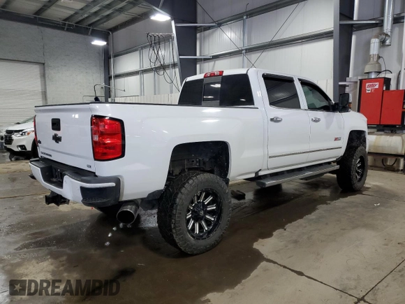 2017 Chevrolet Silverado 3500HD LTZ with VIN 1GC4K0EY8HF108983, listed as a Copart auction lot 45818555 with 121,390 mi miles and Salvage Title. Bid and sale history available at carsss.com. Image 3.