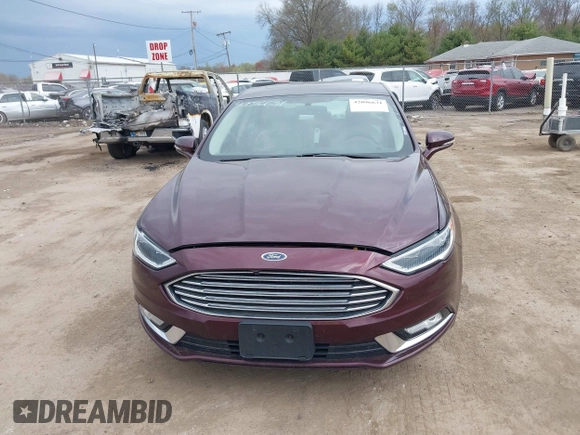 2017 Ford Fusion SE with VIN 3FA6P0HD2HR156698, listed as a IAAI auction lot 42096631 with 106,258 mi miles and . Bid and sale history available at DreamBid. Image 12.